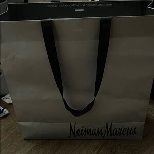 Neiman Marcus Black and Gray Tote Bag